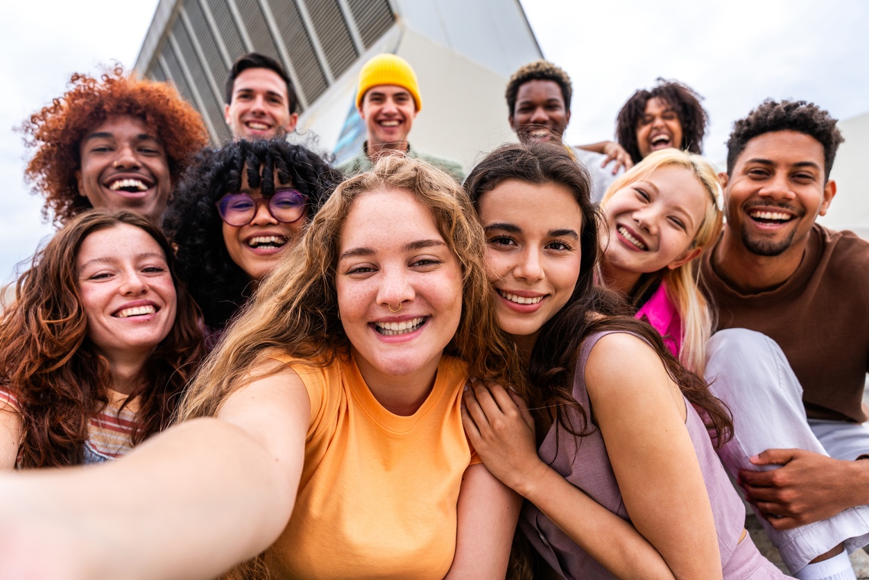 Group of young people